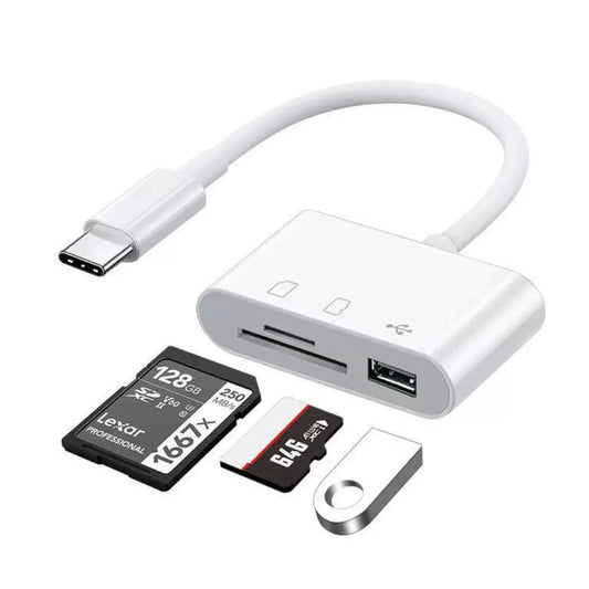 Usb Tipo C Leitor De Cartão Adaptador